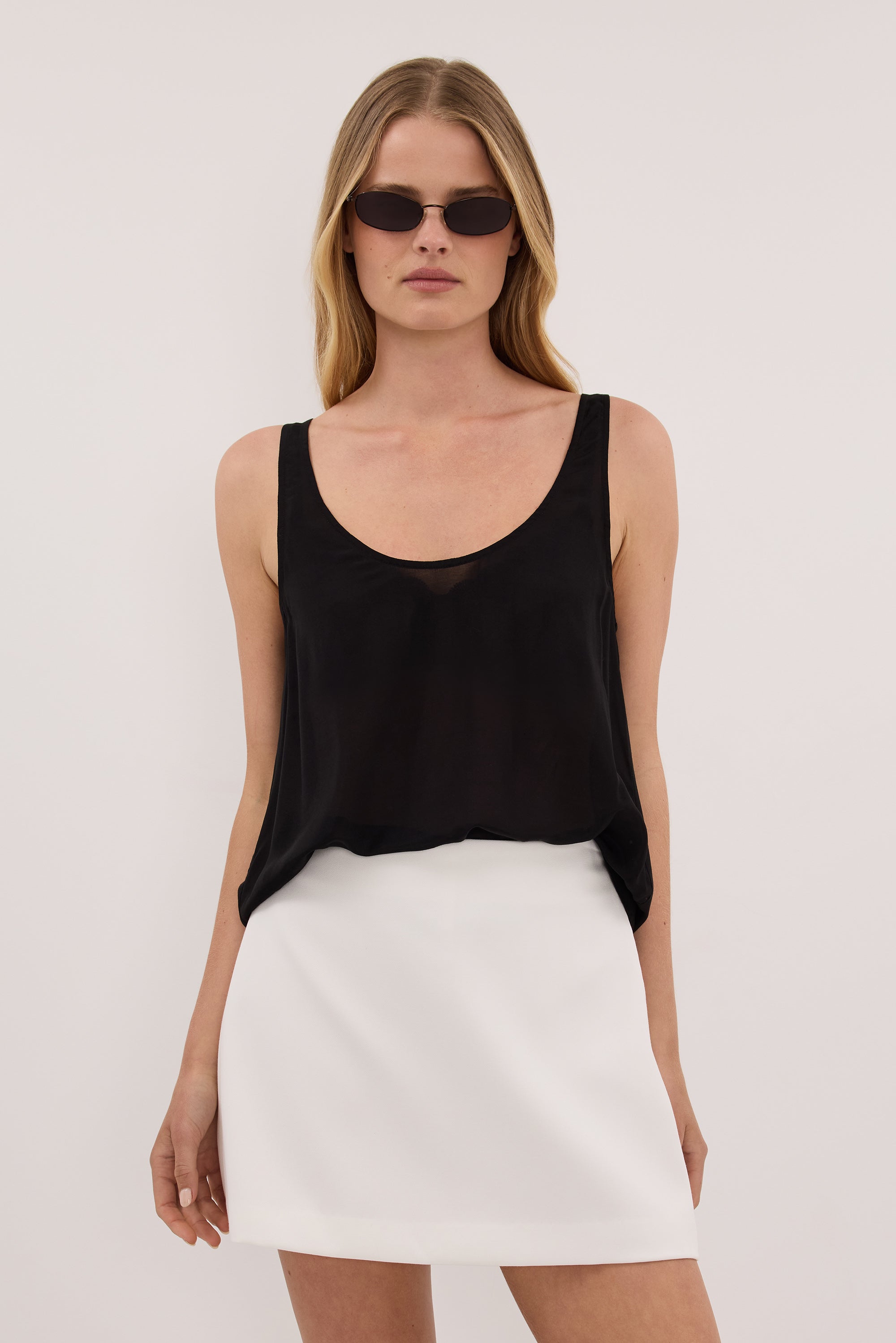 SOHO WHITE TAILORED SKORT