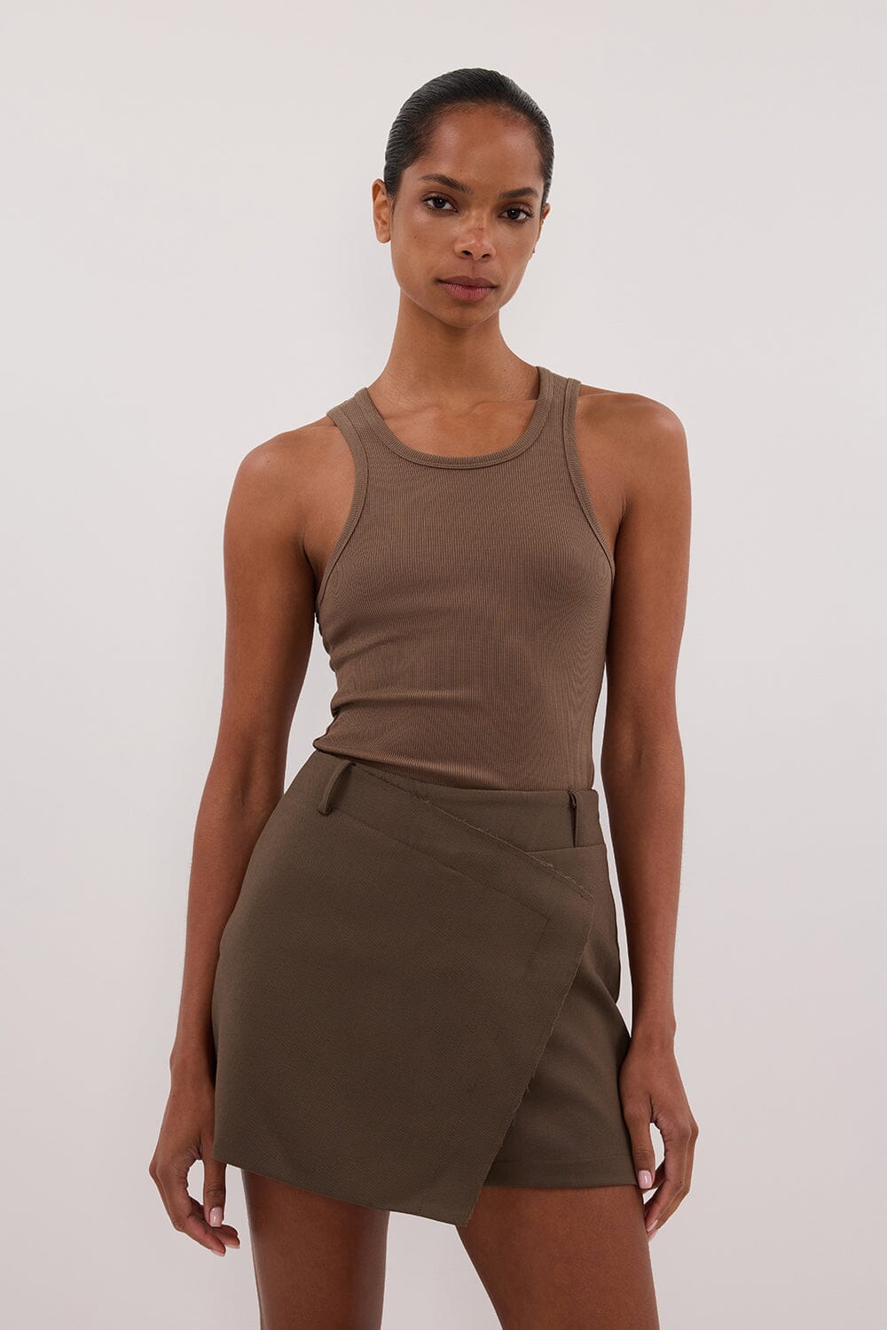JULIE CLOVER TAILORED SKORT Clothing DISSH Boutiques 