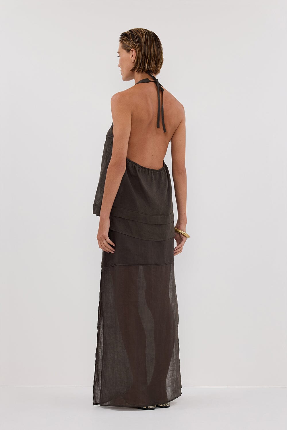 KAI PETROL RAMIE MIDI SKIRT Clothing DISSH Boutiques 