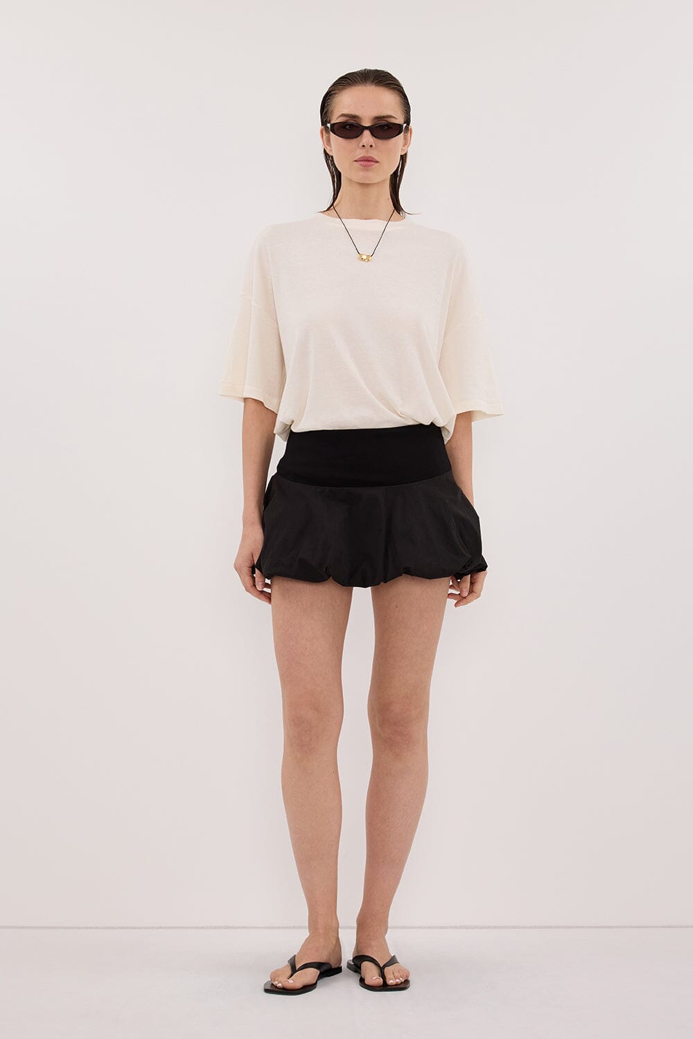 RUEBEN BLACK MINI SKIRT Clothing DISSH Boutiques 