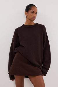 NIEVE CHOCOLATE MINI SKORT