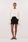 CYRUS BLACK FLY FRONT SKORT