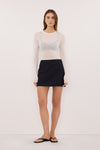 SIAN INK PINSTRIPE TAILORED SKORT