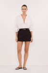 MONIQUE PEAT CHOC TAILORED SKORT