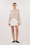 WINSOR WHITE TAILORED SKIRT