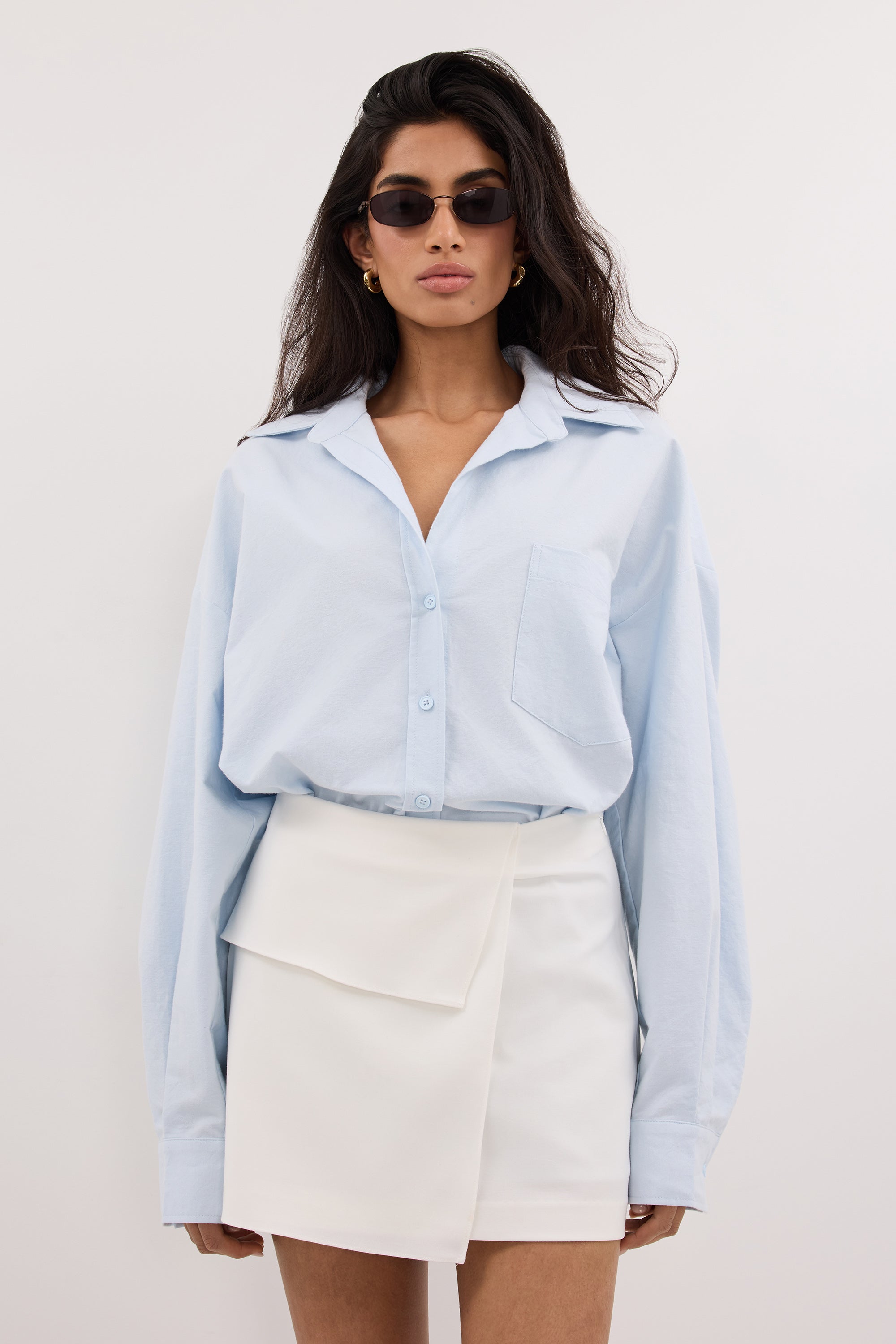 WINSOR WHITE TAILORED SKIRT