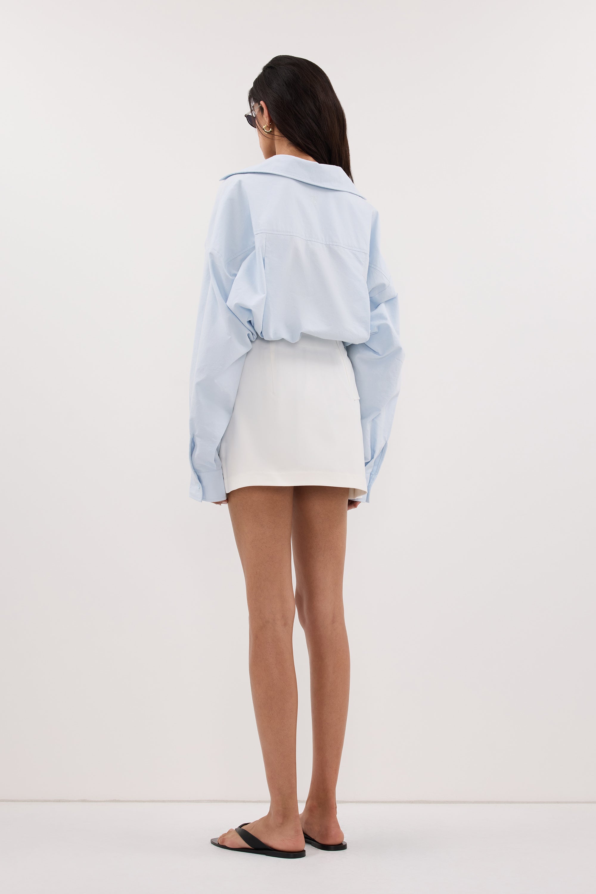 WINSOR WHITE TAILORED SKIRT