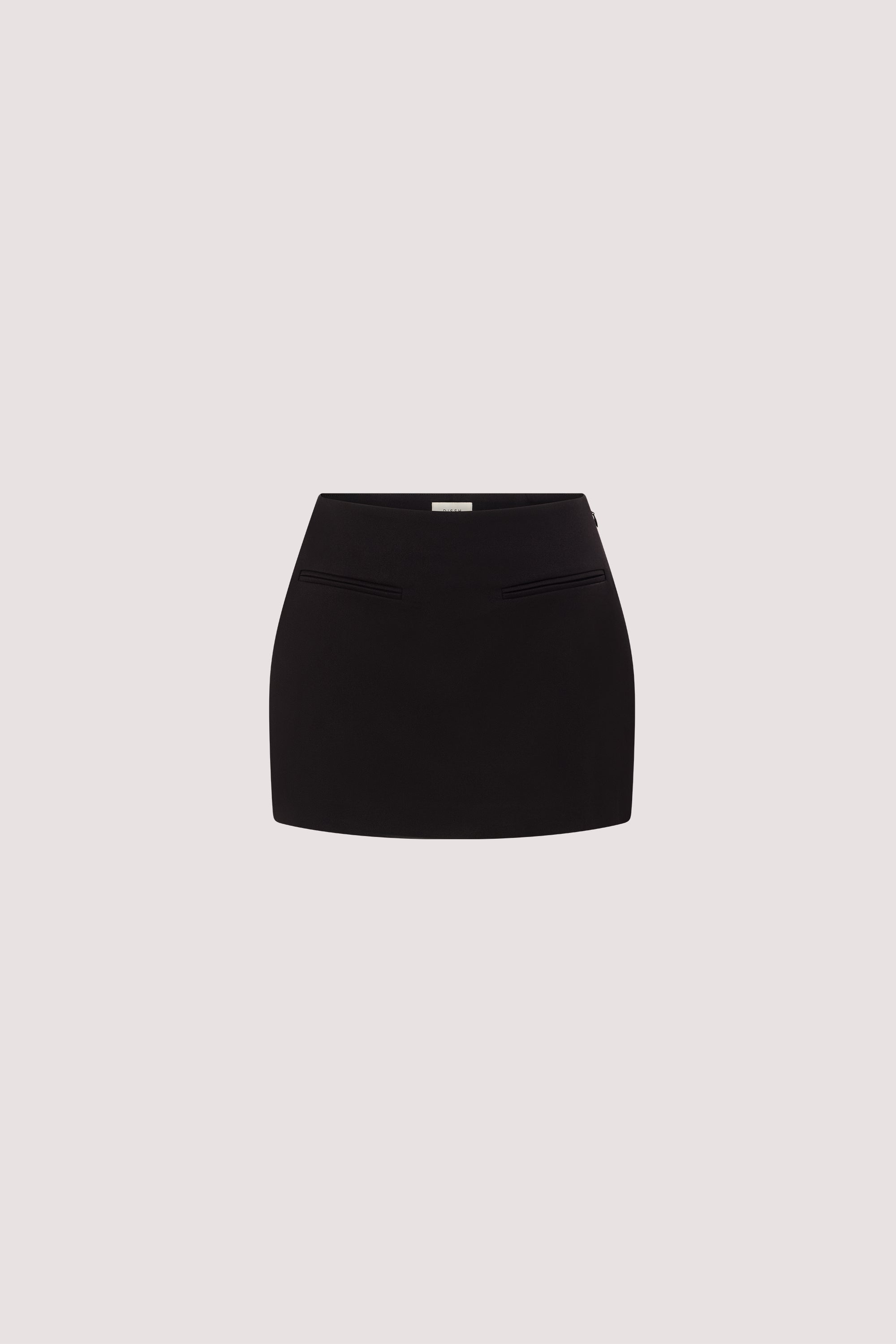 WHITNEY BLACK MICRO SKORT