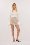 TRINITY OAT TAILORED SKORT