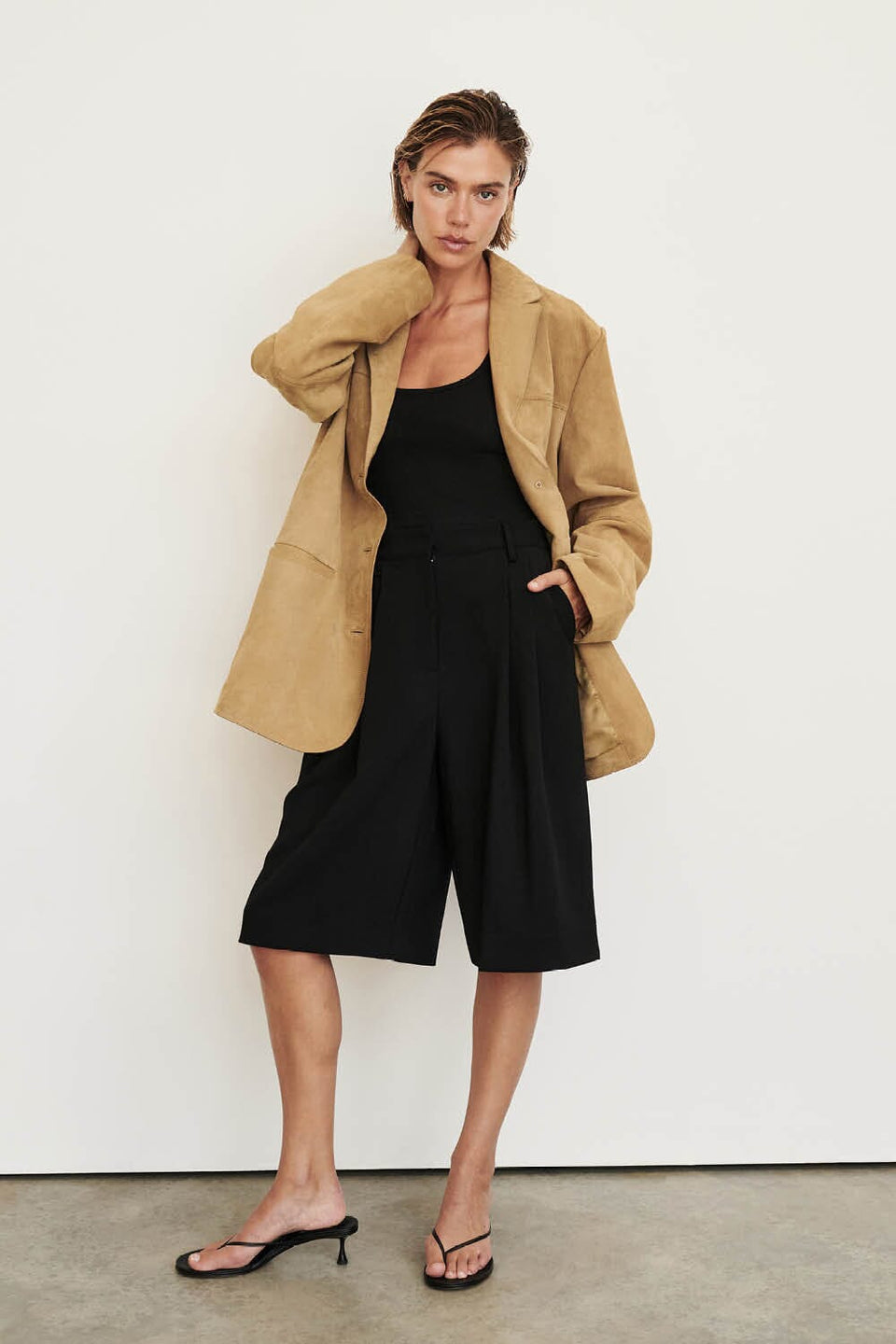 WESTWOOD BLACK BERMUDA SHORT Clothing DISSH Boutiques 6 BLACK 