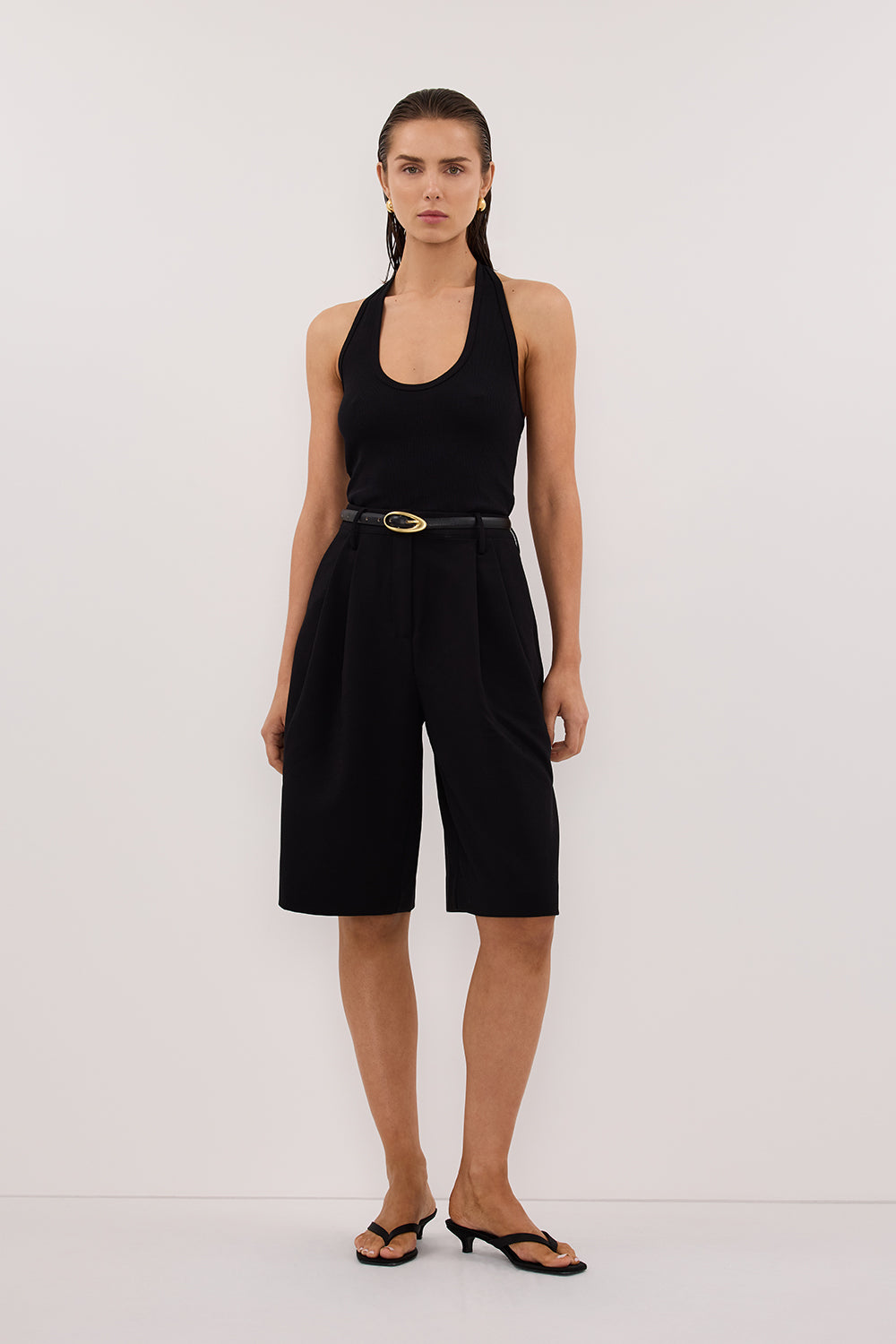WESTWOOD BLACK BERMUDA SHORT Clothing DISSH Boutiques 