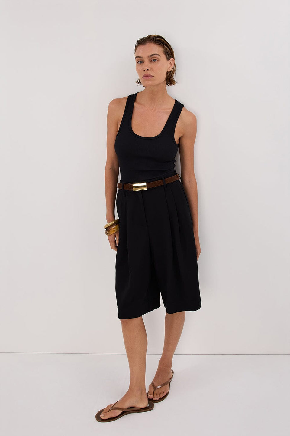 WESTWOOD BLACK BERMUDA SHORT Clothing DISSH Boutiques 