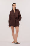 KAI BURNT CHOC RAMIE SHORT