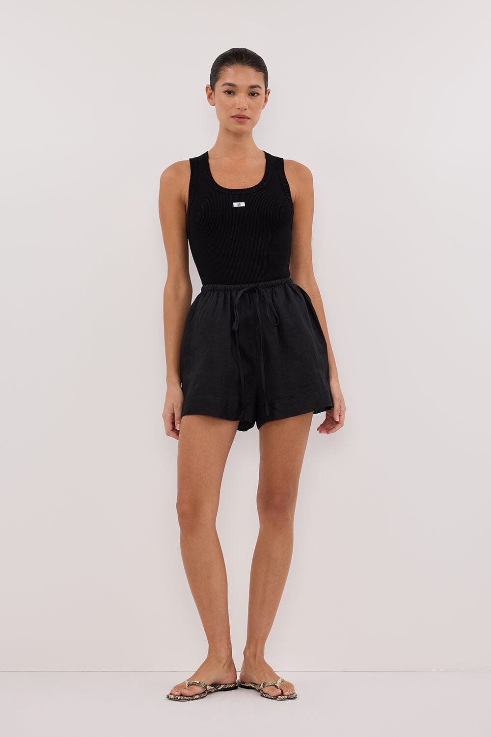 KAI BLACK RAMIE SHORT Clothing DISSH Boutiques 