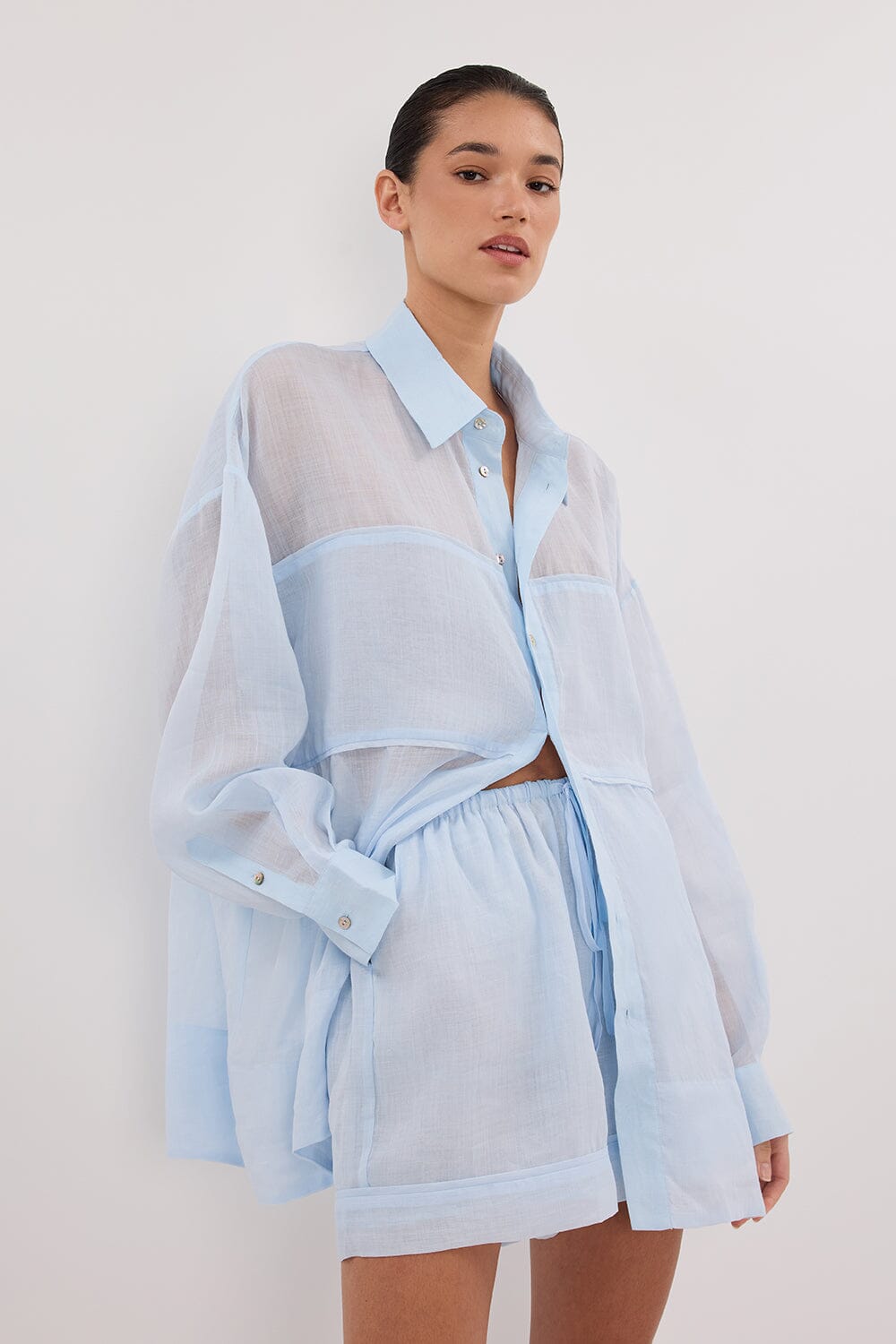 KAI CORNFLOWER RAMIE SHORT