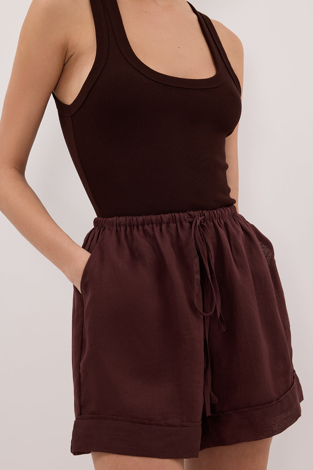 KAI WALNUT RAMIE SHORT Clothing DISSH Boutiques 