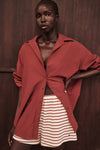 NOLA SAHARA STRIPE DRAWSTRING SHORT