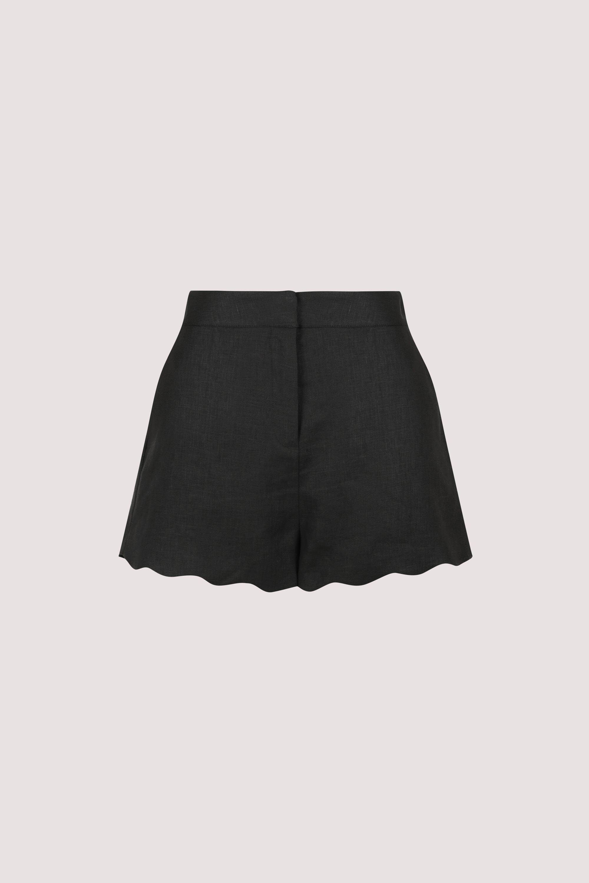 LELA BLACK LINEN SHORT Clothing DISSH Boutiques 