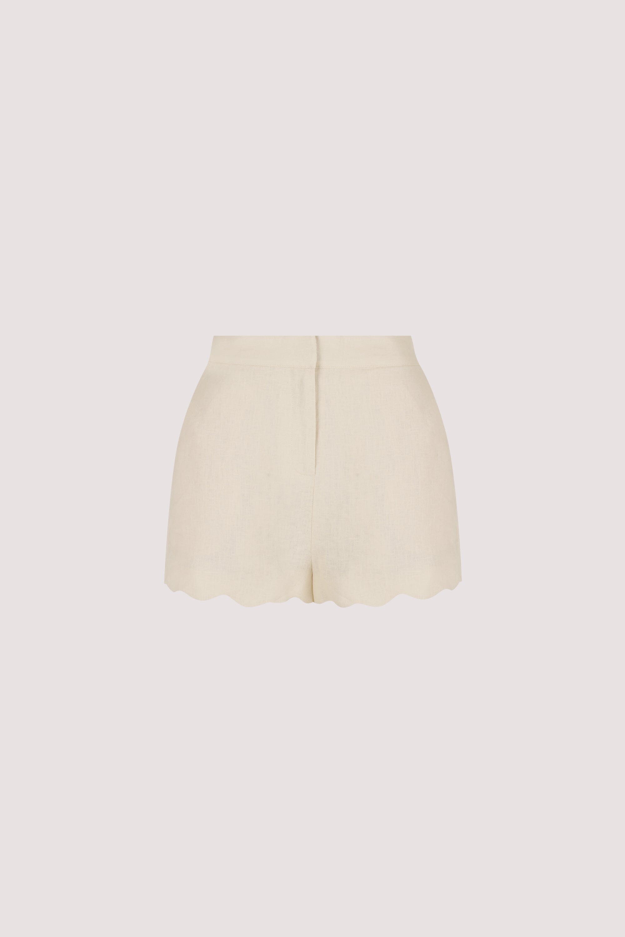 LELA SANDSTONE LINEN SHORT