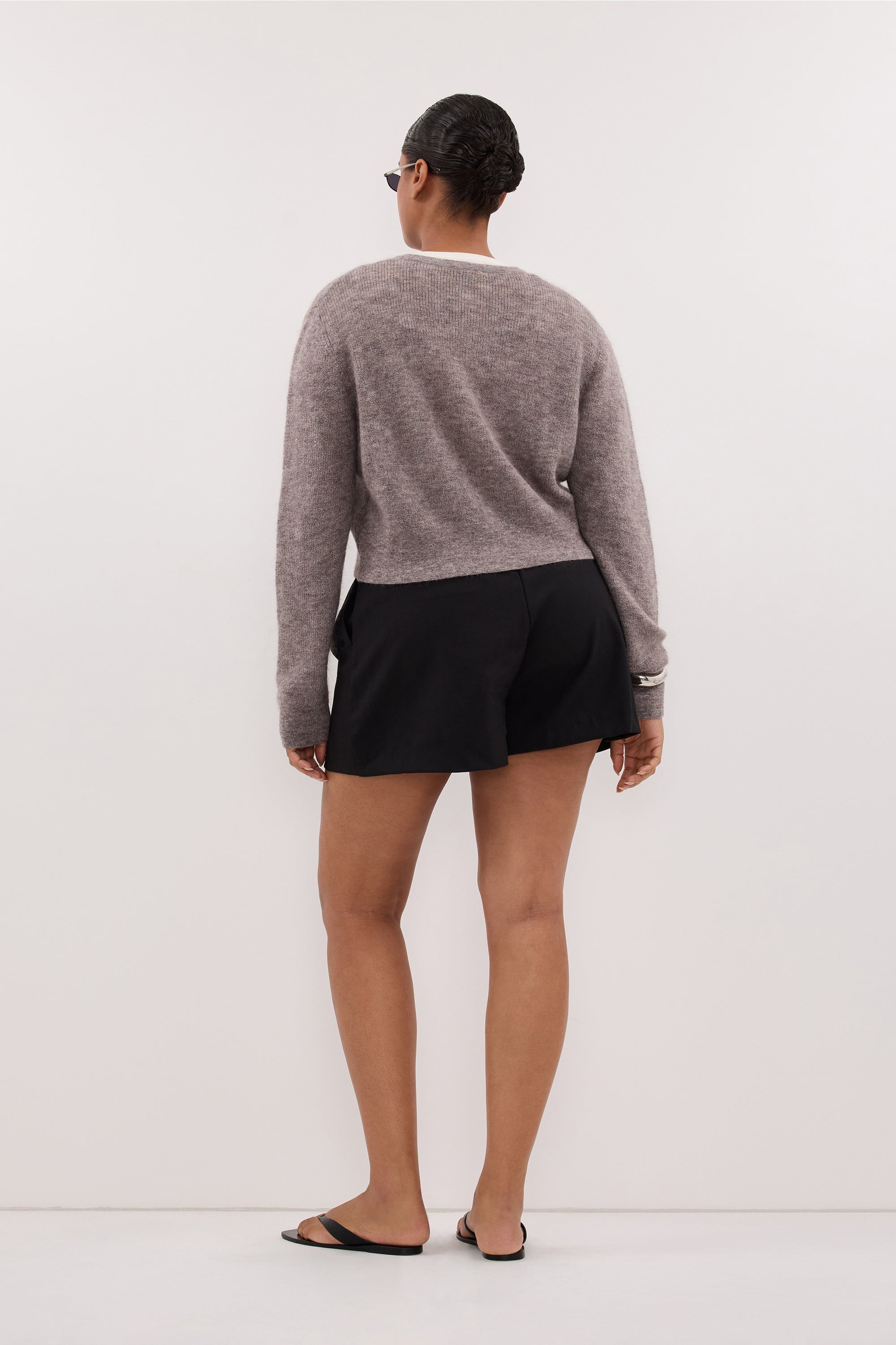CYRUS BLACK TAILORED SHORT