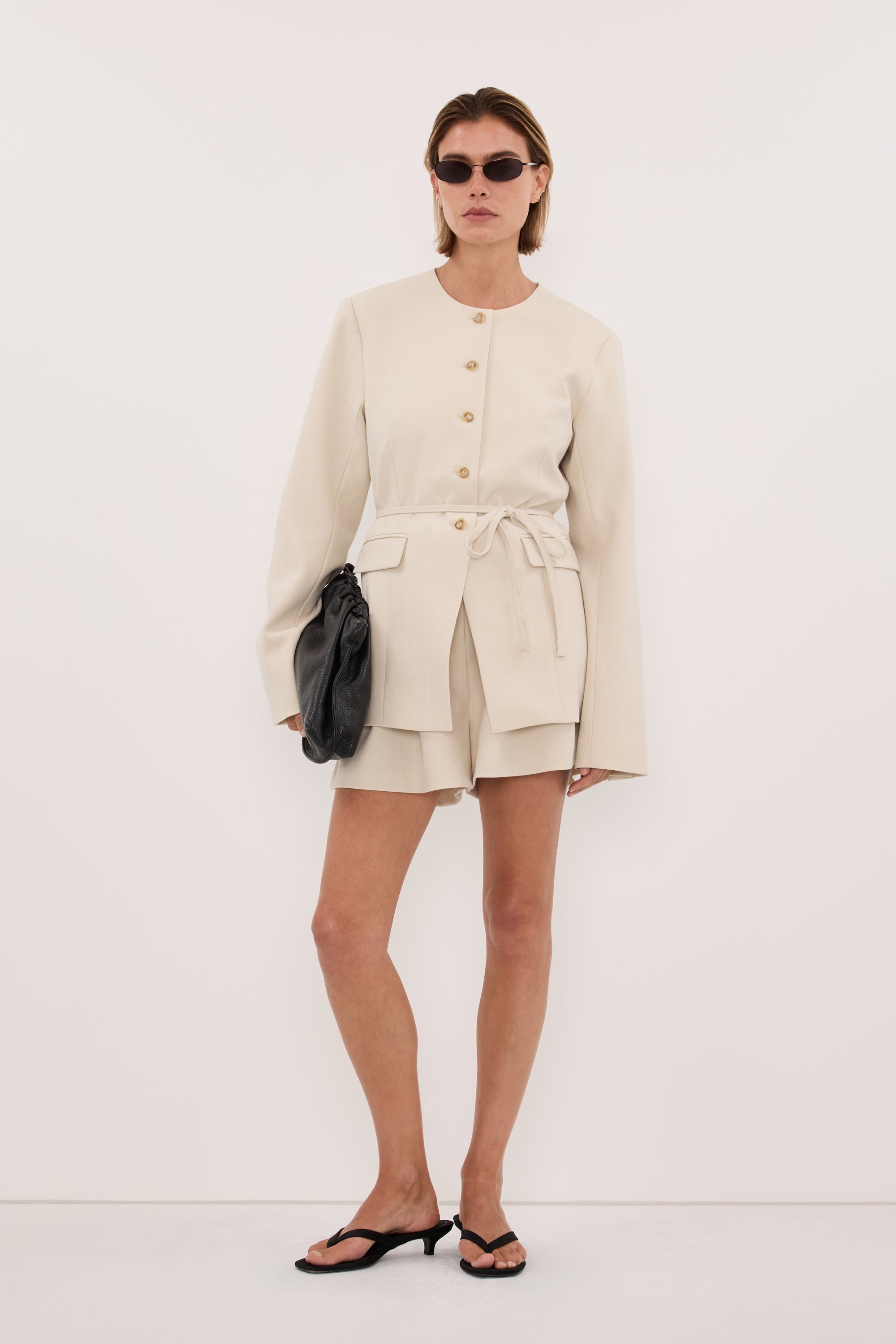 CYRUS BONE TAILORED SHORT