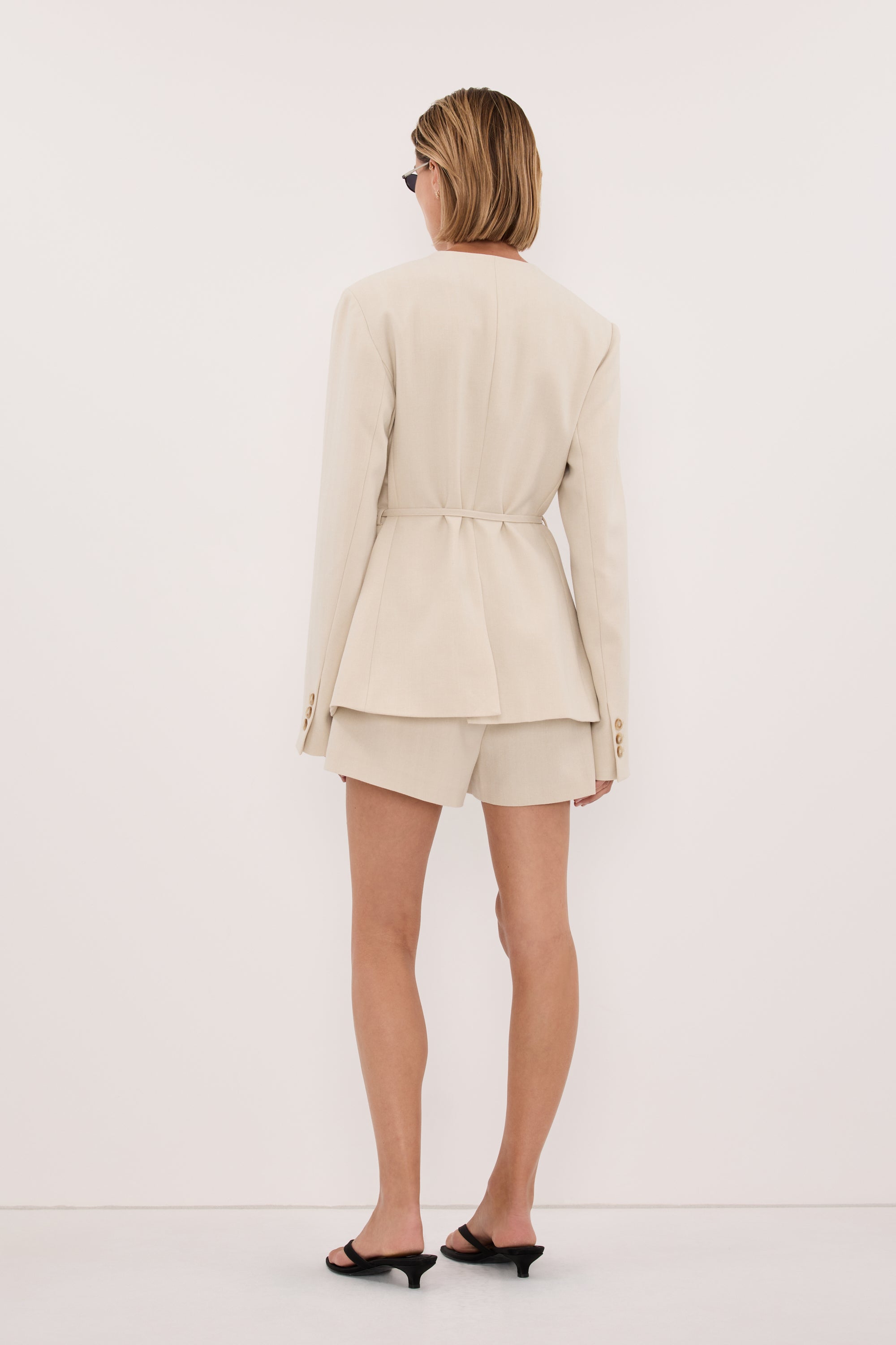 CYRUS BONE TAILORED SHORT