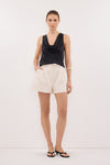 ROSALIE CREAM MARLE TAILORED SHORT