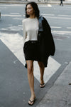SOLENE BLACK BEMUDA SHORT - PRE ORDER