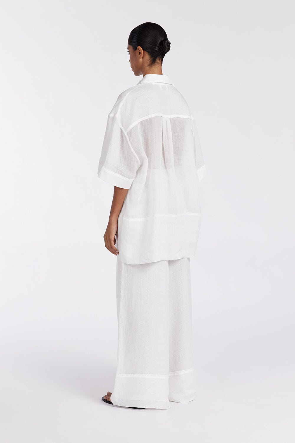 KAI WHITE RAMIE RESORT PANT Clothing DISSH Boutiques 