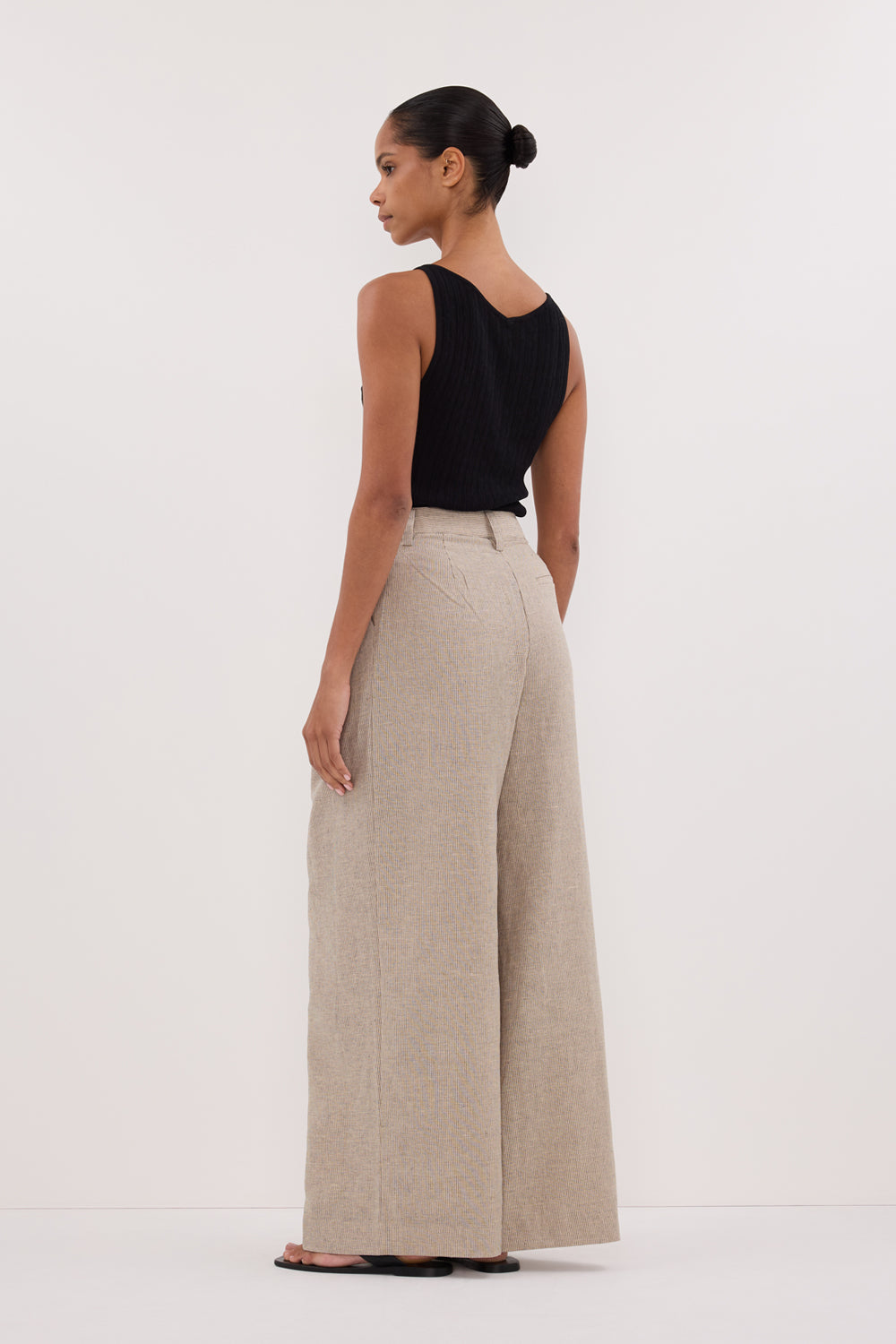 ELIAS OAT LINEN BLEND PANT Clothing DISSH Boutiques 