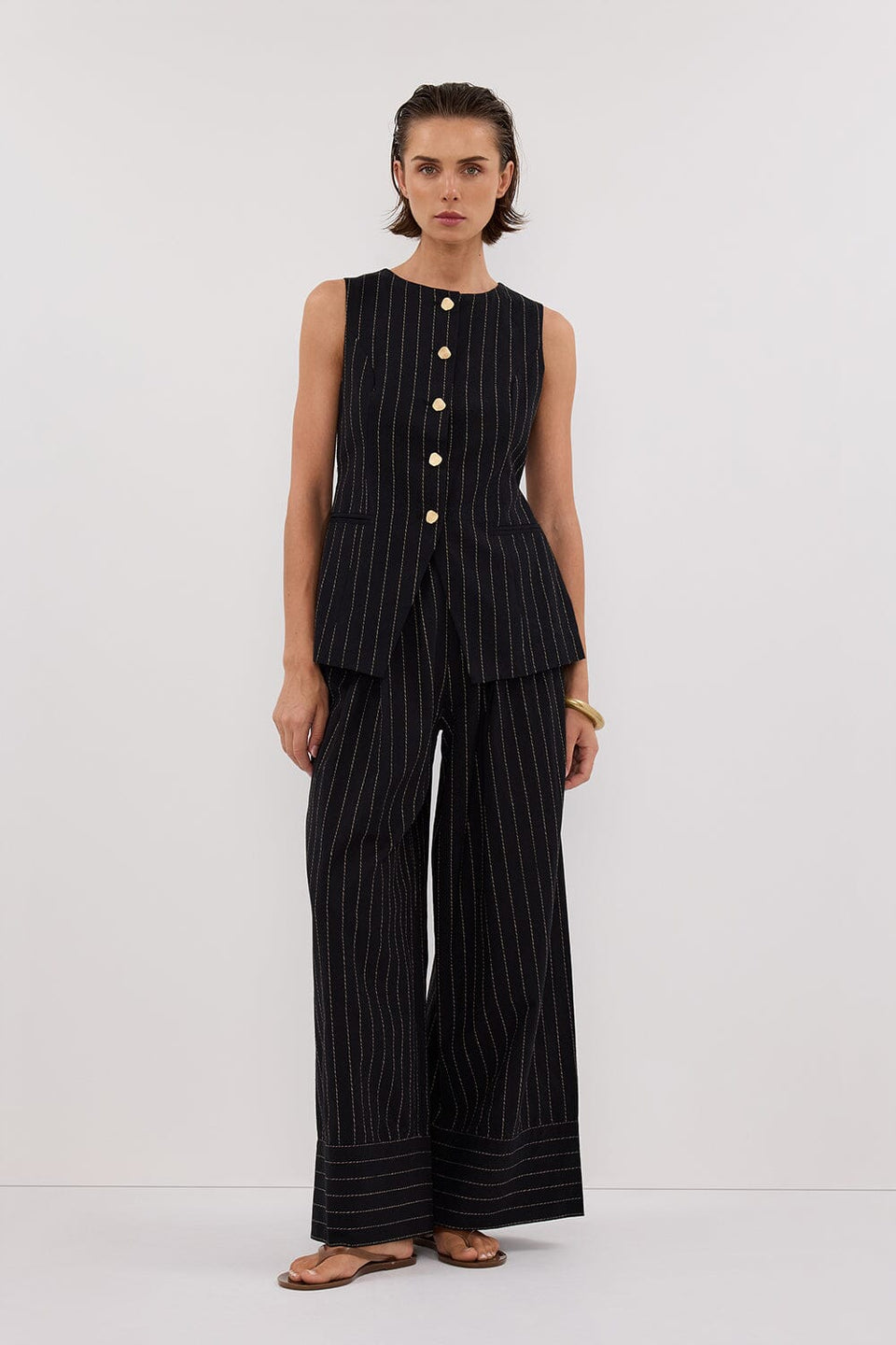 BOSTON STRIPE PANT Clothing DISSH Boutiques 