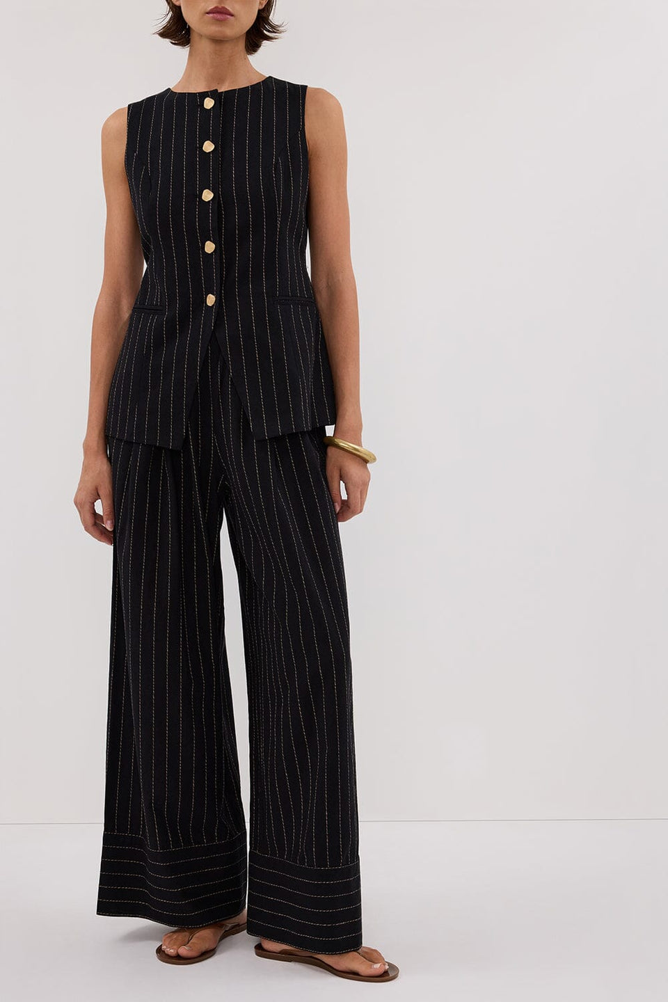 BOSTON STRIPE PANT Clothing DISSH Boutiques 