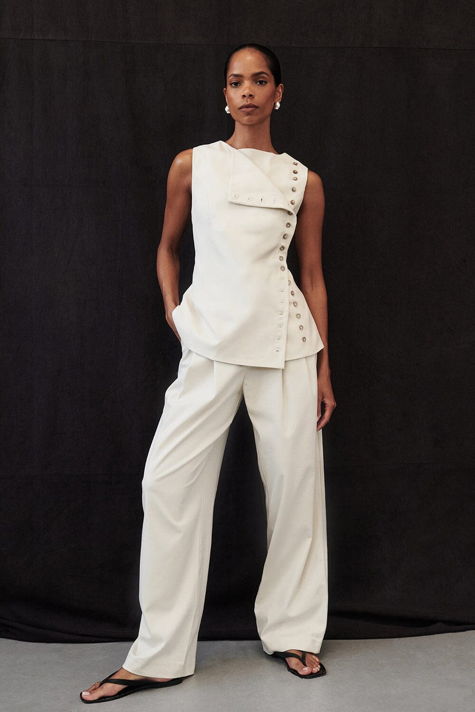 EDEN PLASTER TAILORED PANT Clothing DISSH Boutiques 
