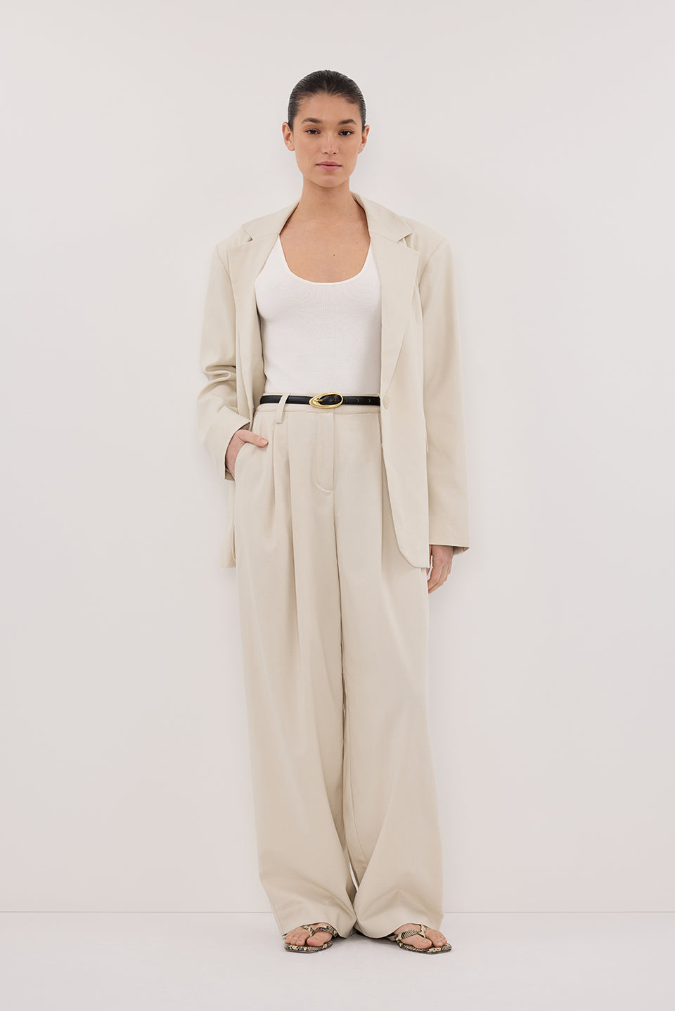 EDEN PLASTER TAILORED PANT Clothing DISSH Boutiques 