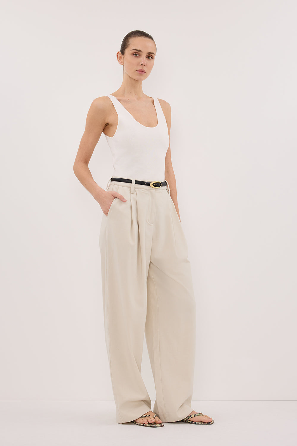 EDEN PLASTER TAILORED PANT Clothing DISSH Boutiques 