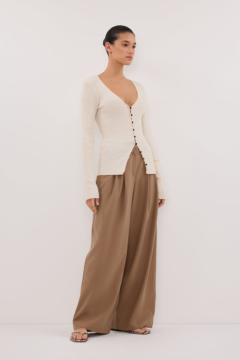 CELINA TAN PANT Clothing DISSH Boutiques 