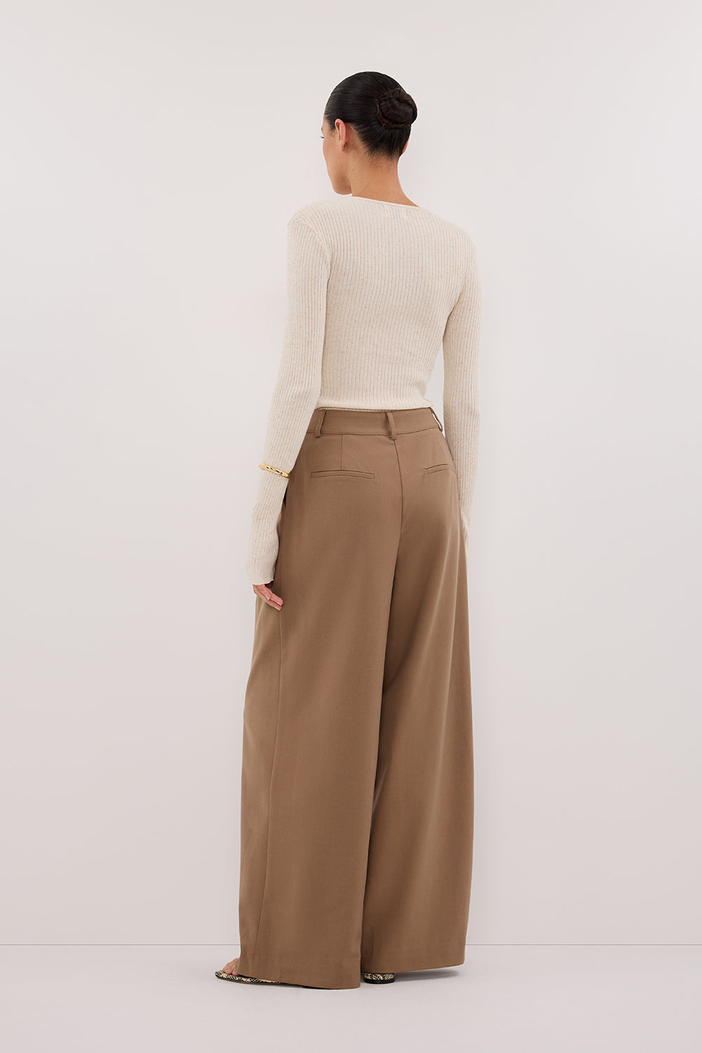 CELINA TAN PANT Clothing DISSH Boutiques 