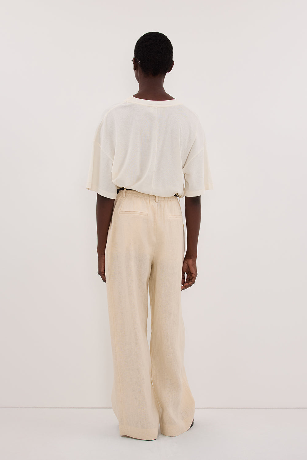 FRAN SANDSTONE LINEN PANT Clothing DISSH Boutiques 