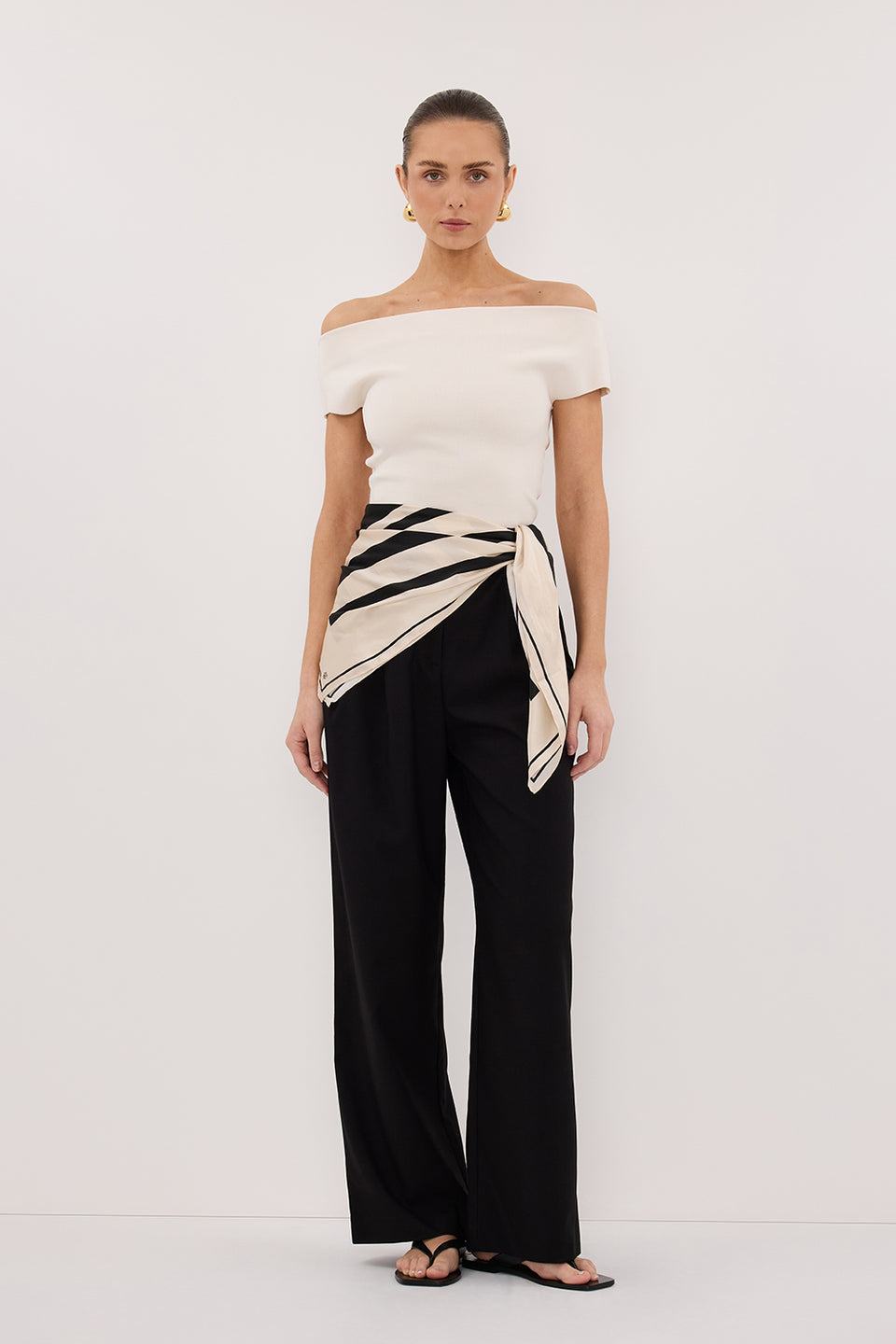 REMY BLACK TAILORED PANT Clothing DISSH Boutiques 