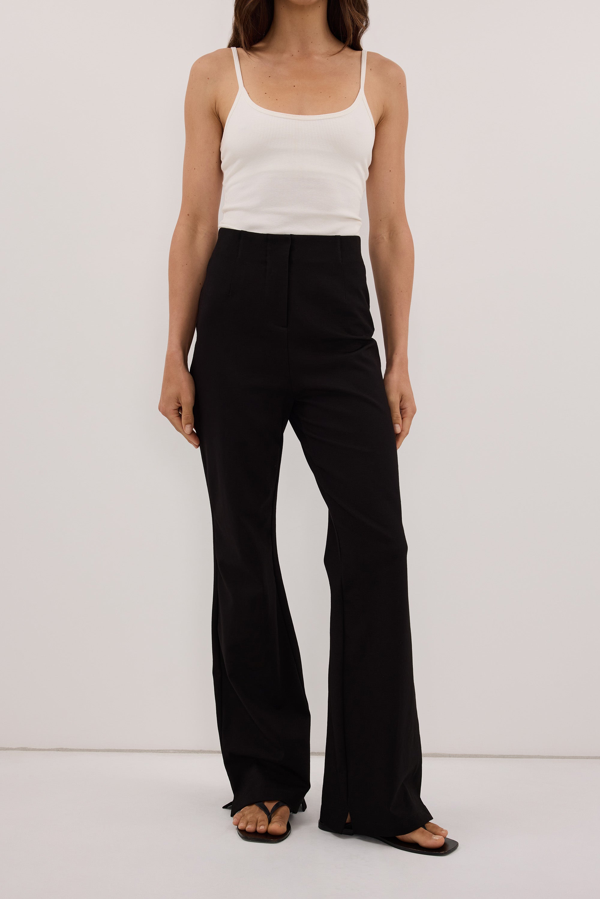 DEMI BLACK BOOTLEG PANT - PRE ORDER