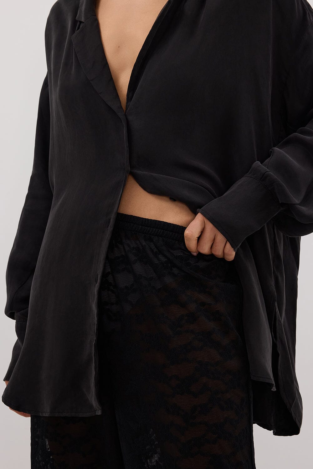 BELLE BLACK LACE PANT Clothing DISSH Boutiques 
