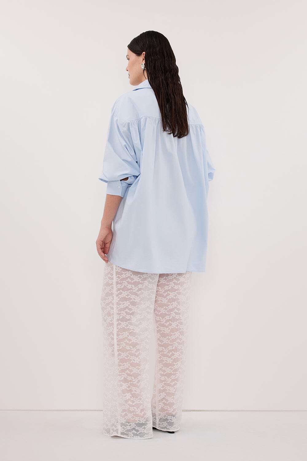 BELLE WHITE LACE PANT
