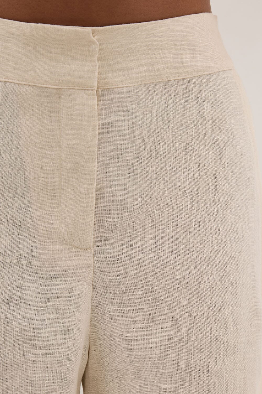 LELA SANDSTONE LINEN PANT Clothing DISSH Boutiques 
