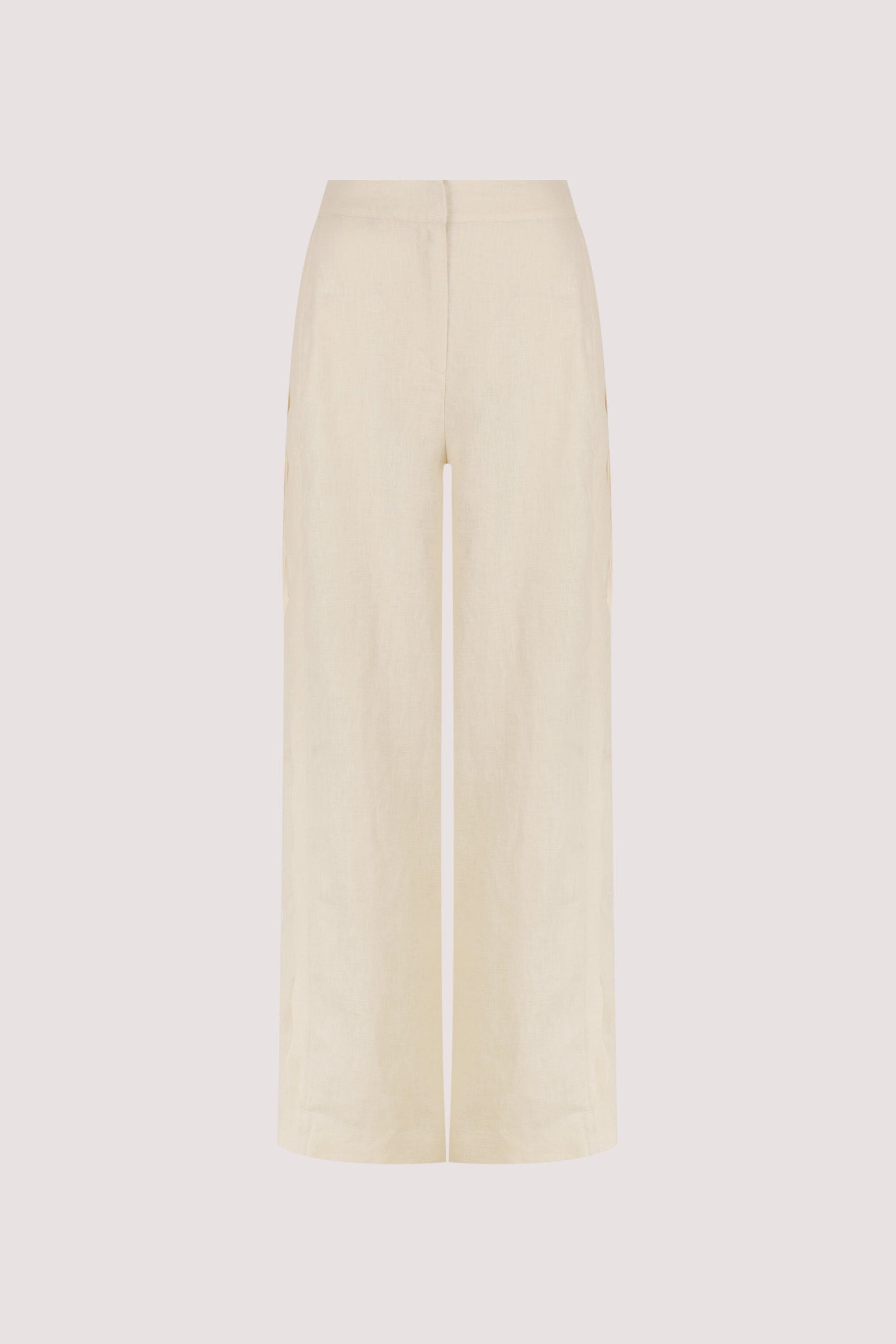 LELA SANDSTONE LINEN PANT Clothing DISSH Boutiques 