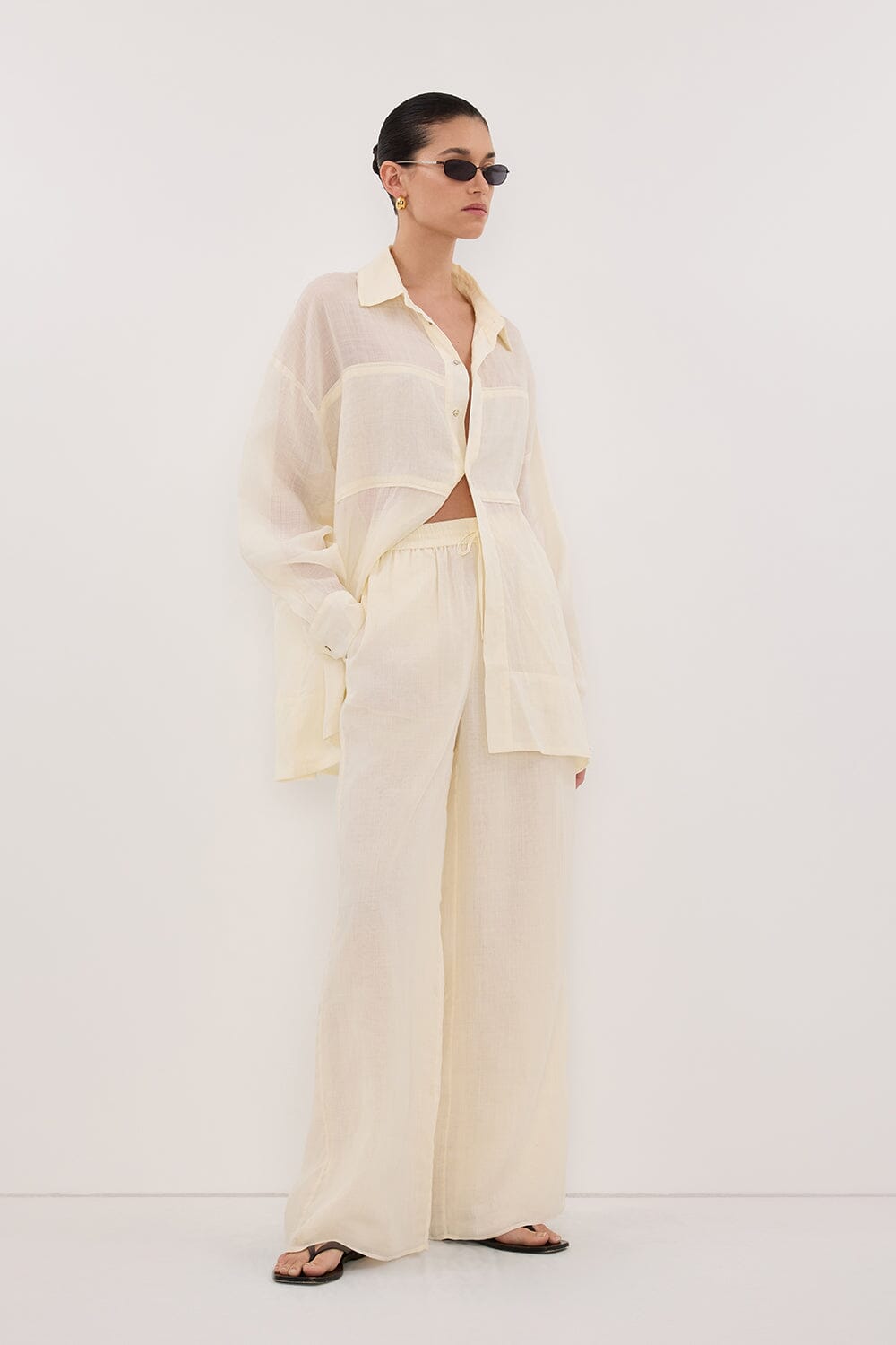 GINNY STRAW RAMIE PANT