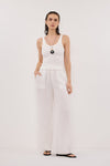 GINNY WHITE RAMIE PANT