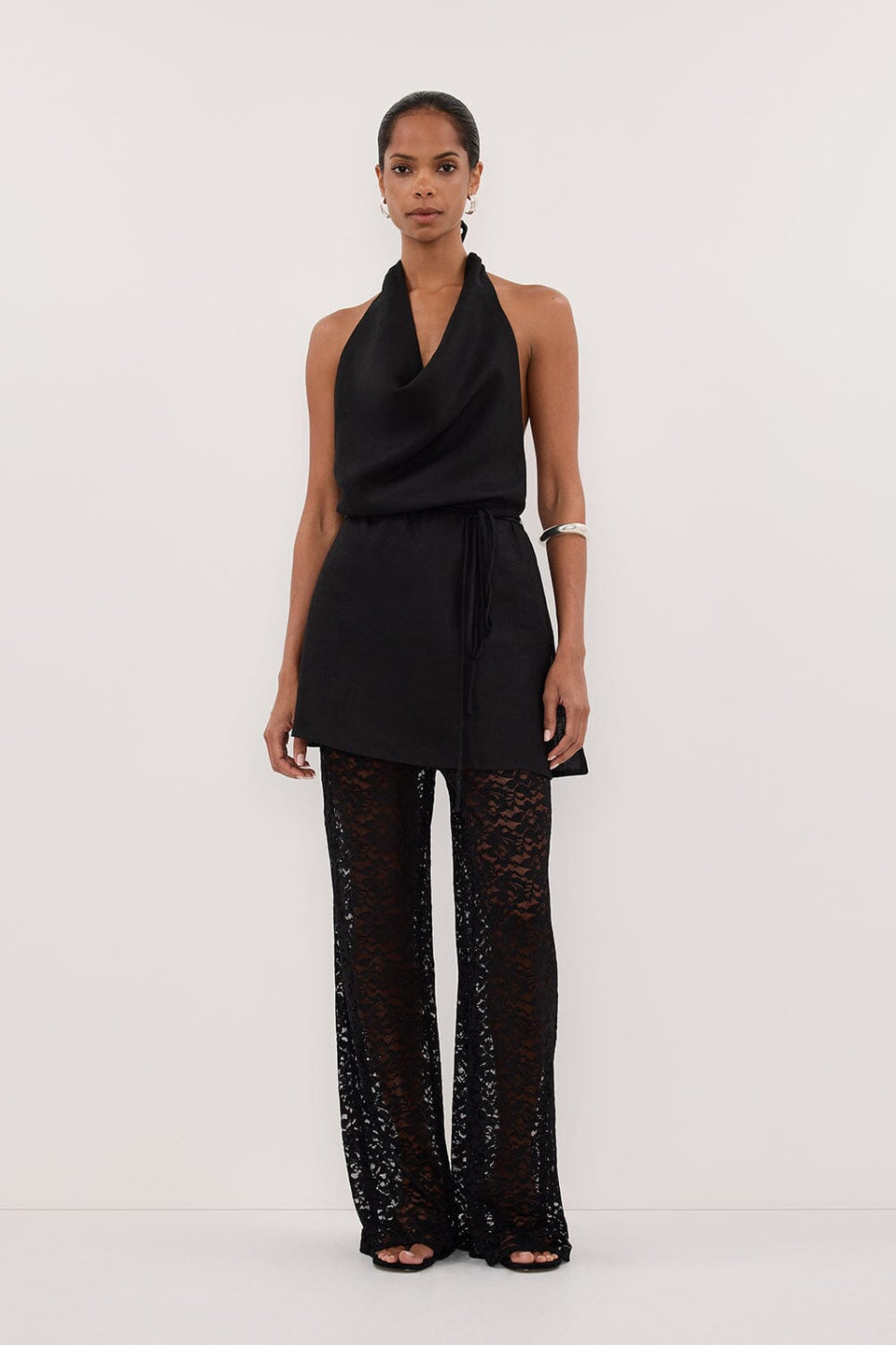 WILLA BLACK LACE PANT Clothing DISSH Boutiques 