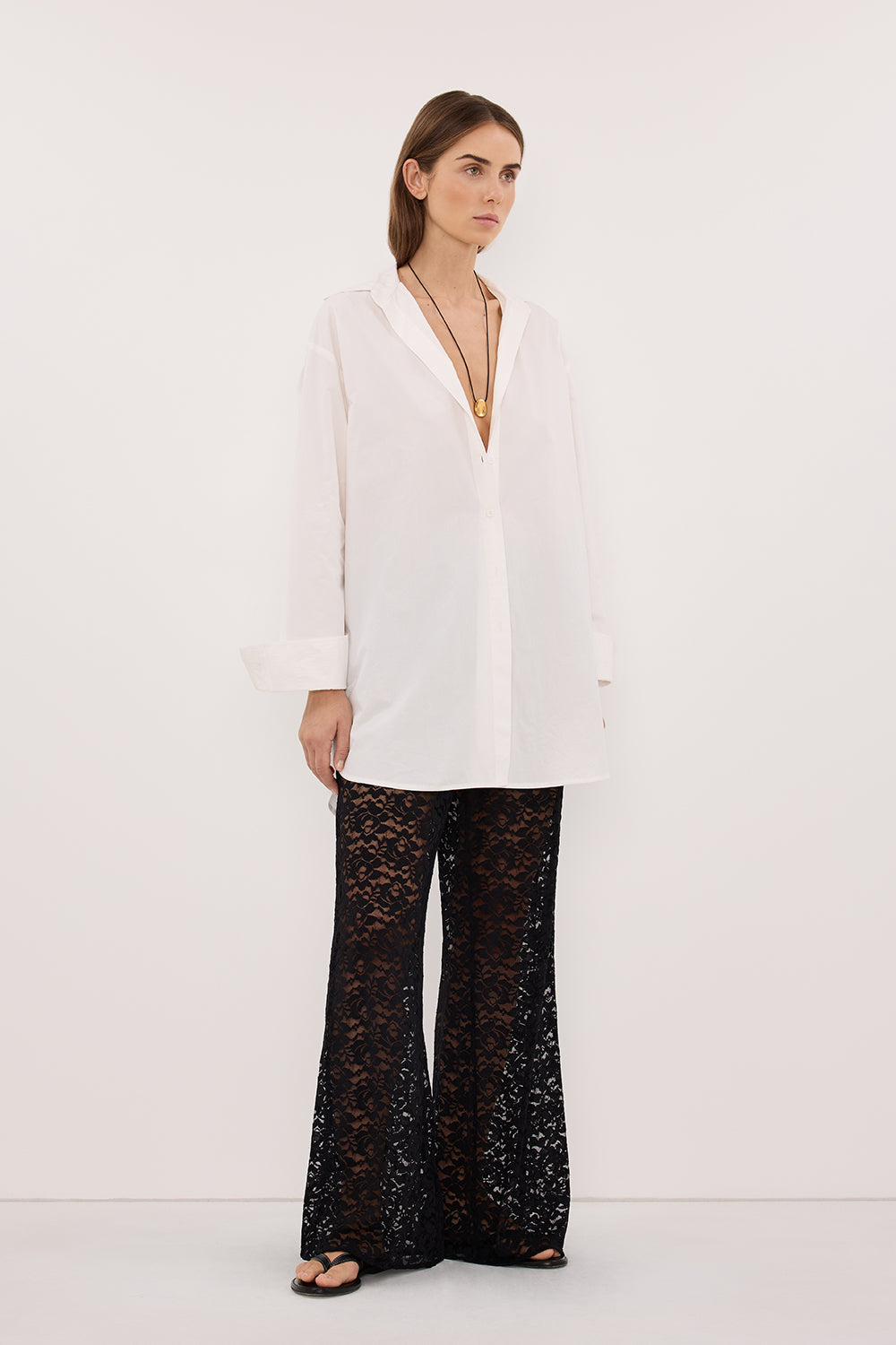 WILLA BLACK LACE PANT