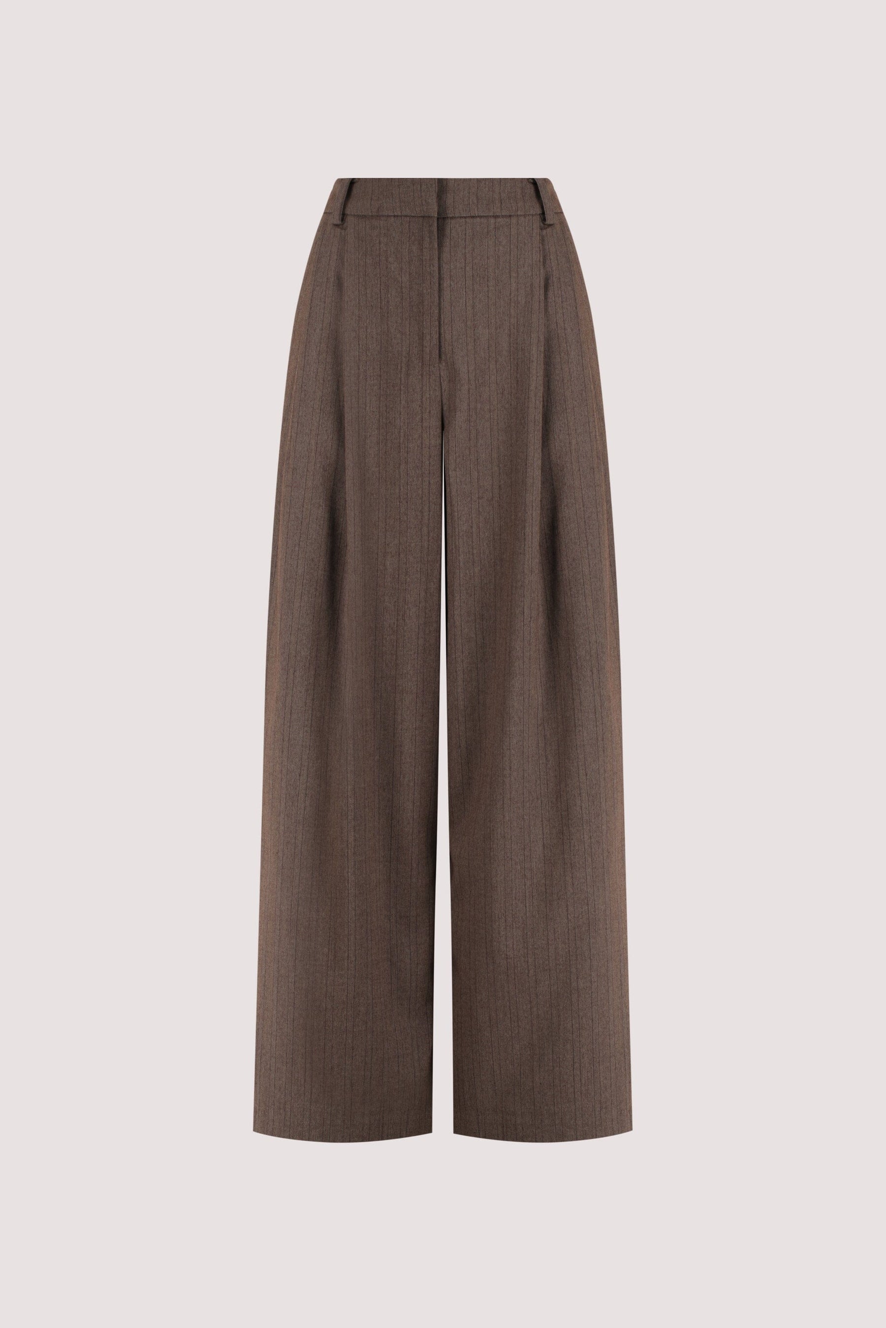 HAILEY CHOC STRIPE RELAXED PANT Clothing DISSH Boutiques 