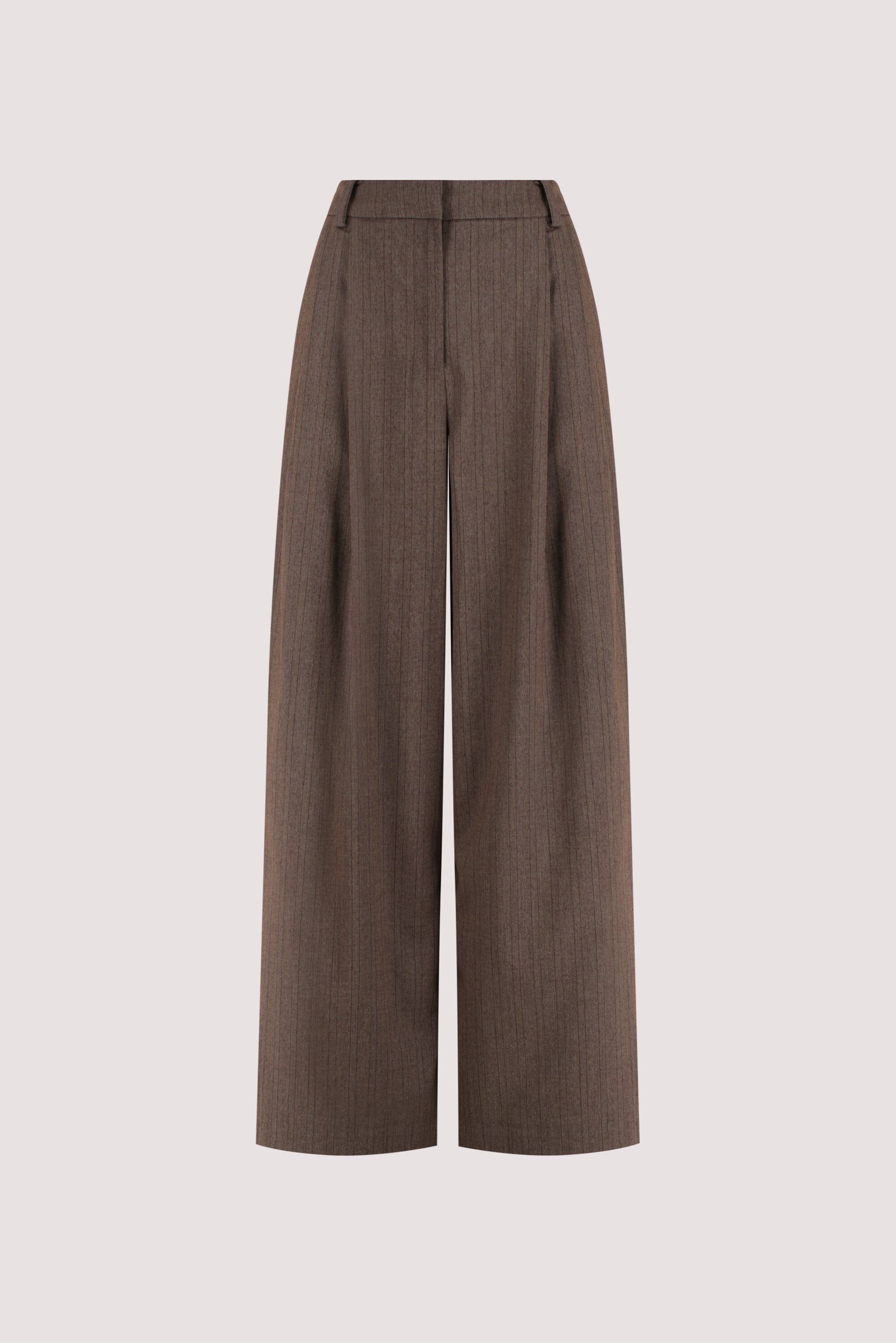 HAILEY CHOC STRIPE RELAXED PANT Clothing DISSH Boutiques 